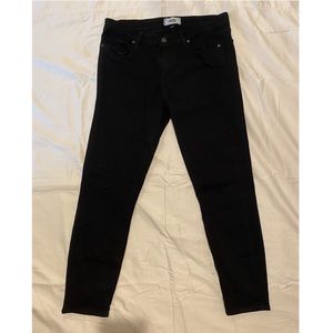 Black Paige Verdugo Crop Skinny Jeans